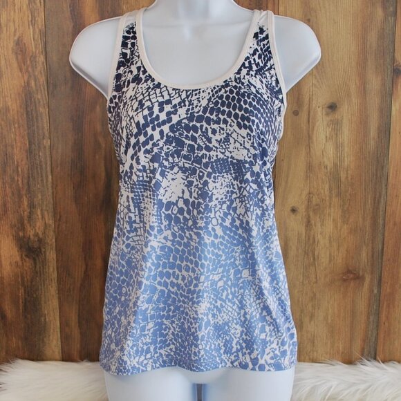 C9 by Champion Raceback Tank 100% Polyester Small Blue/White - Picture 1 of 3